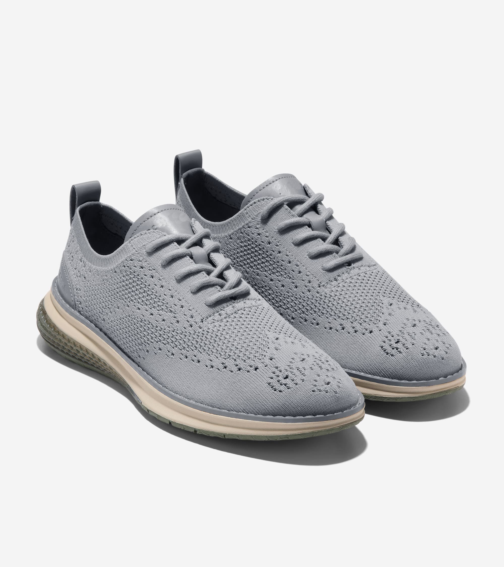 Men's Knit Wingtip Oxford Sneakers