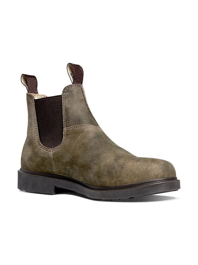 Suede Leather Slip-On Chelsea Boots