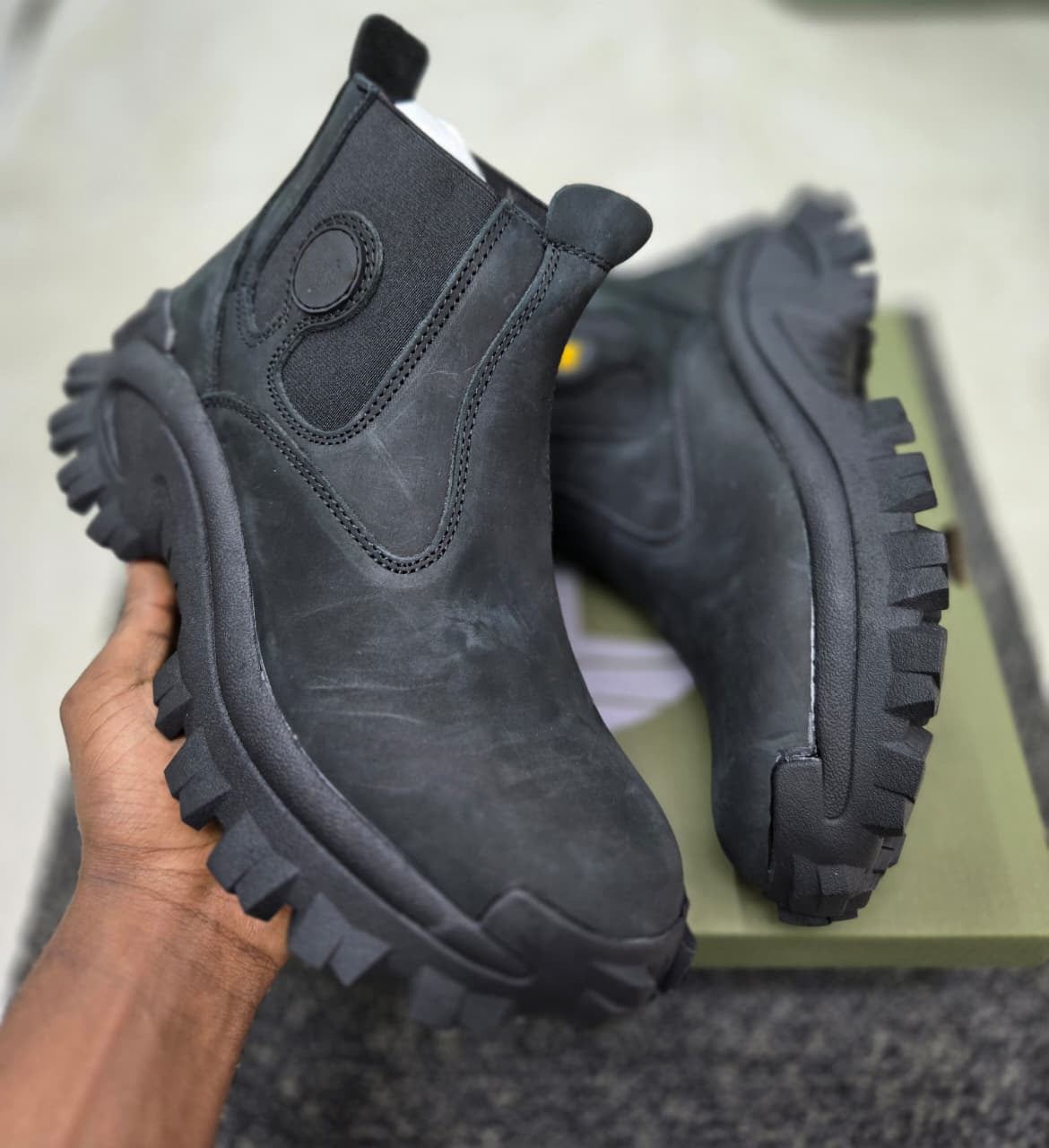 Men's Chelsea Work Boots | Slip-Resistant Thick Sole