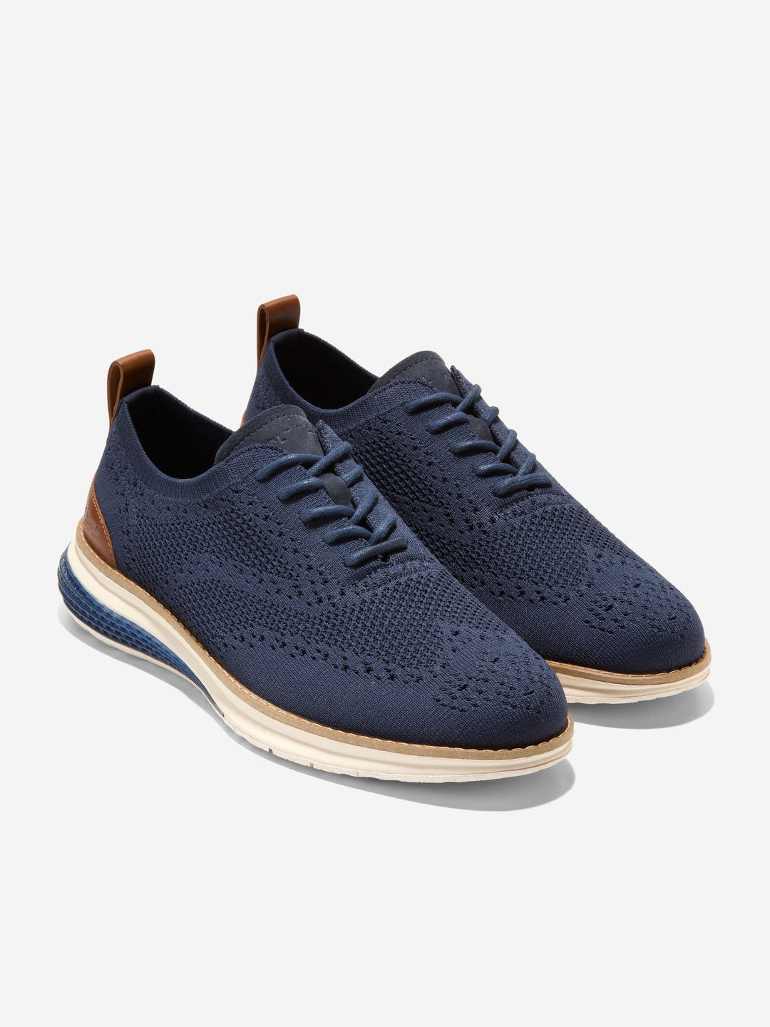 Men's Knit Wingtip Oxford Sneakers