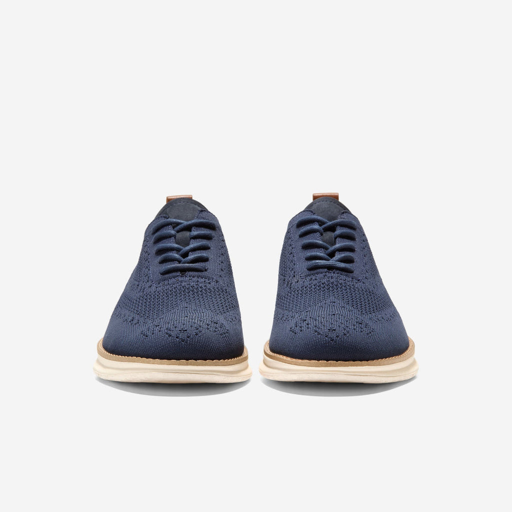 Men's Knit Wingtip Oxford Sneakers