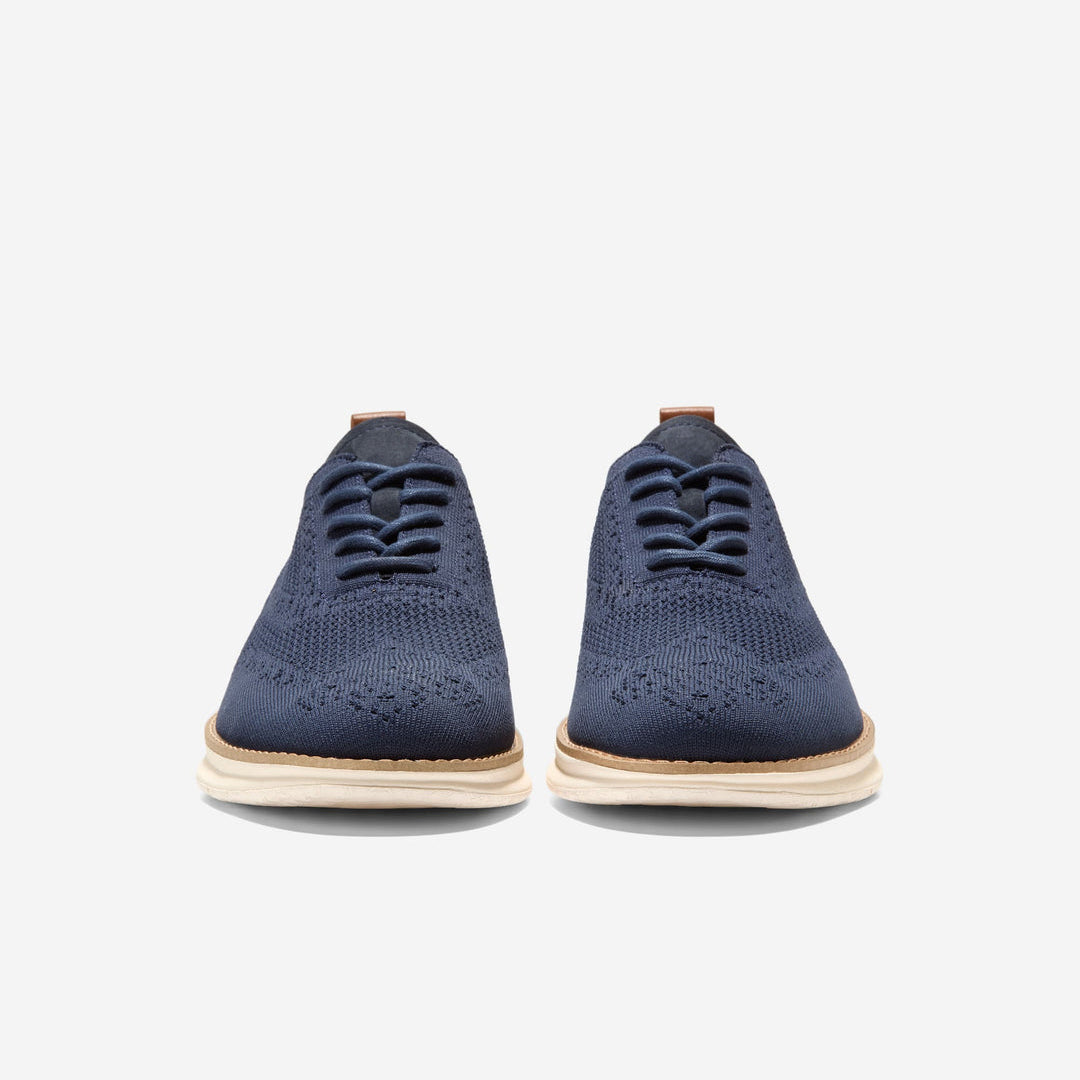 Men's Knit Wingtip Oxford Sneakers