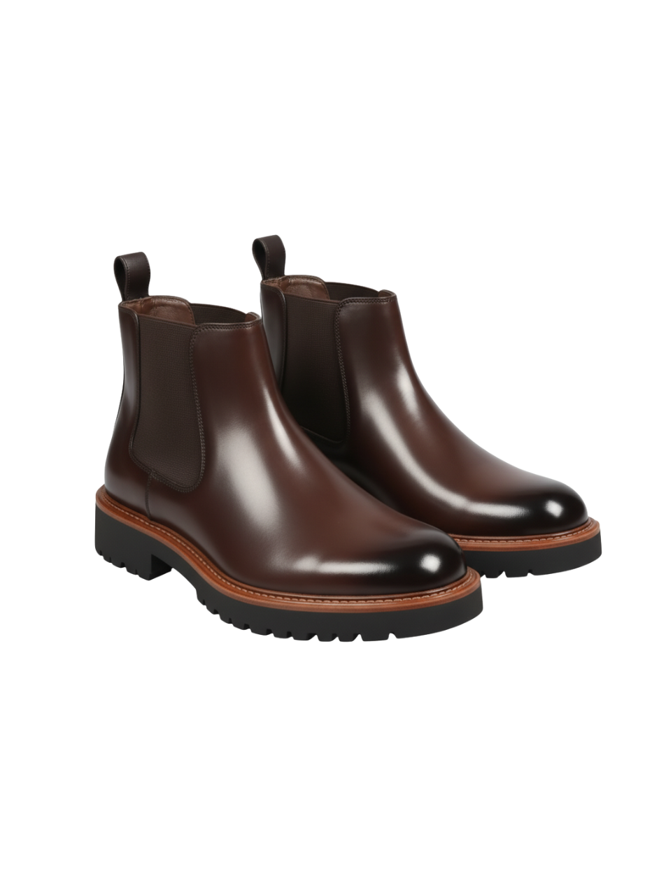 Formal-Casual Hybrid Chelsea Ankle Boots