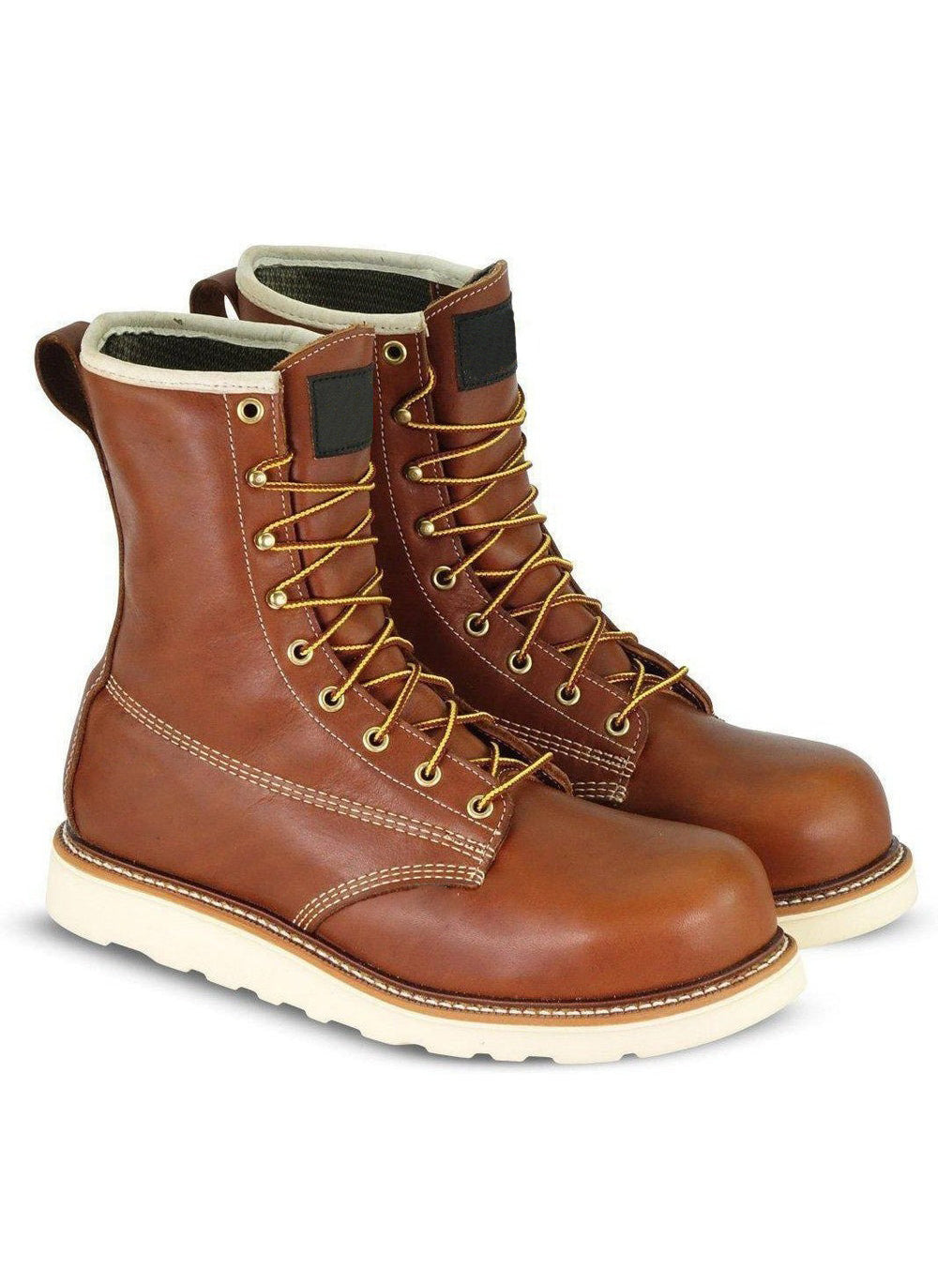 Heritage Style 8-Inch Leather Work Boots