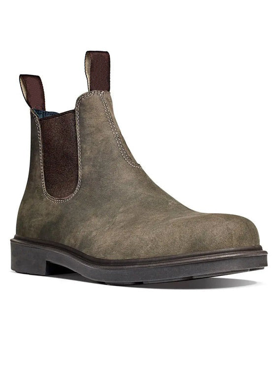 Suede Leather Slip-On Chelsea Boots