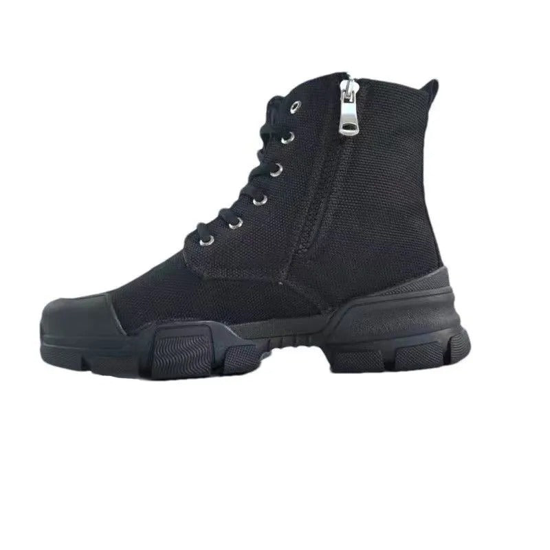 Lightweight High-Top Work Boots | Multi-Color Daily Footwear