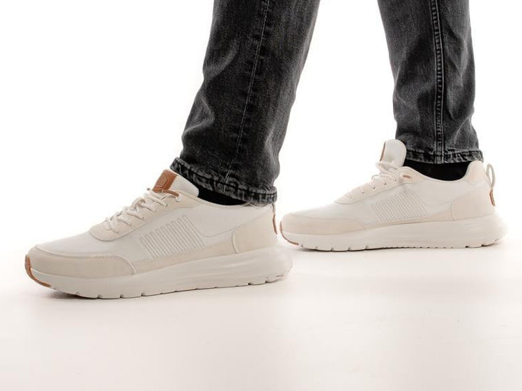 Beige Breathable Commute Sneakers｜Lightweight