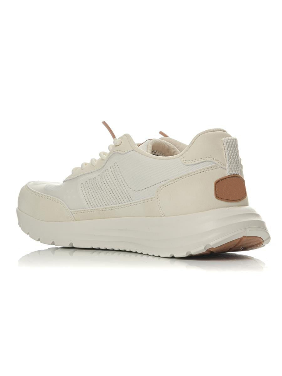 Beige Breathable Commute Sneakers｜Lightweight