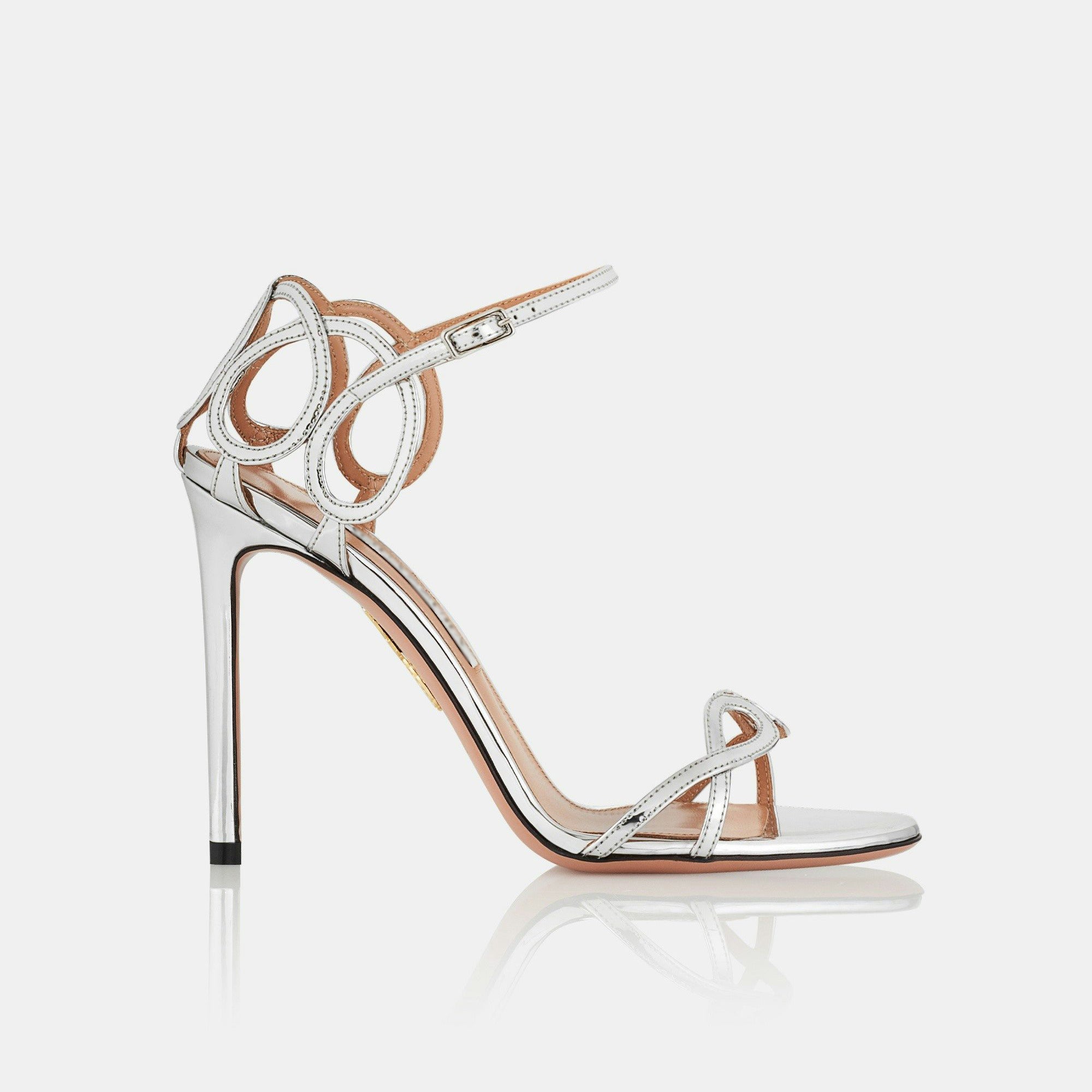 Ladies' Intertwined Strap Stiletto Heel Sandals