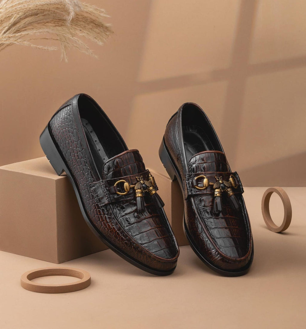 Polished Slip-On Dress Shoes