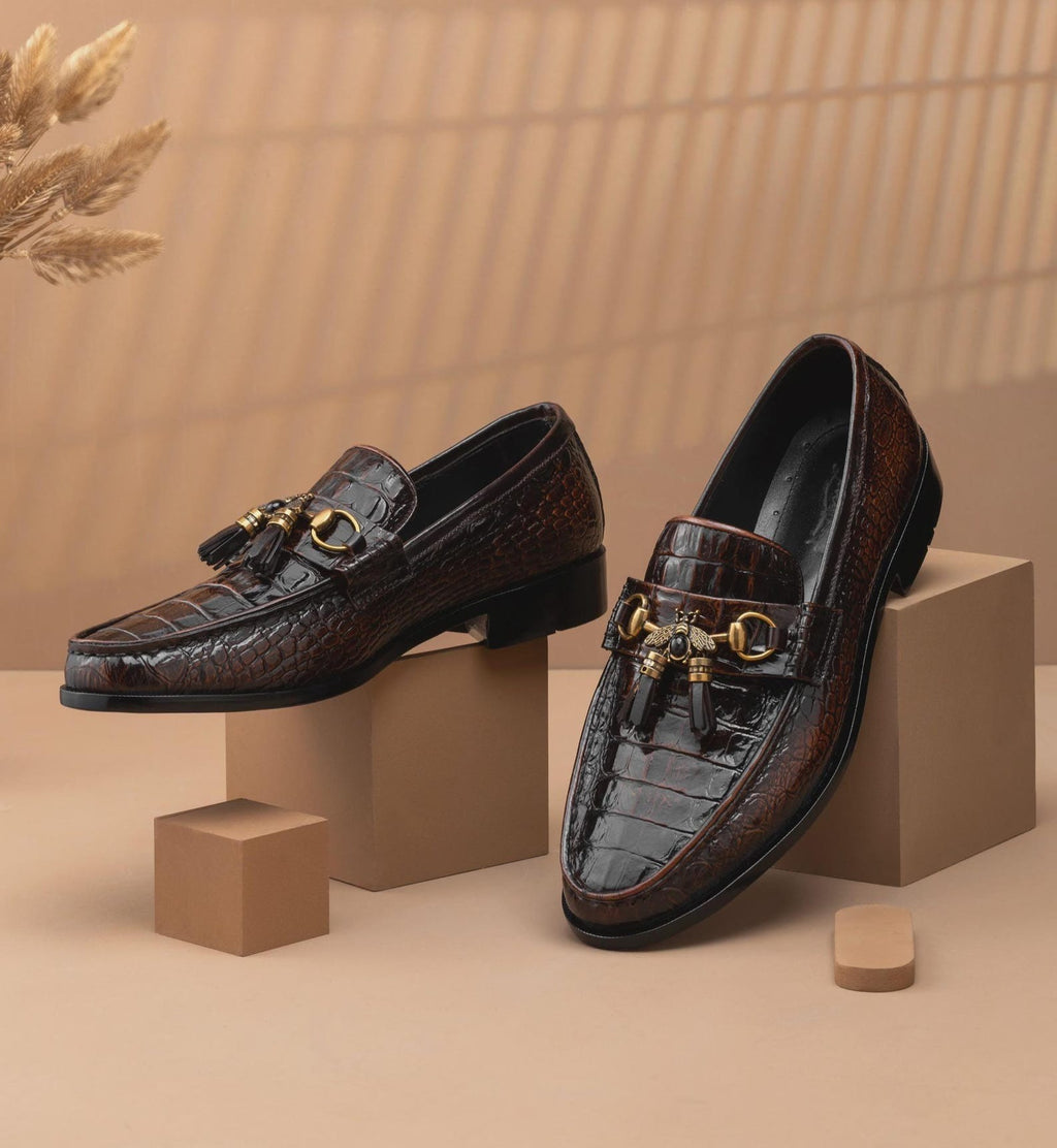 Polished Slip-On Dress Shoes