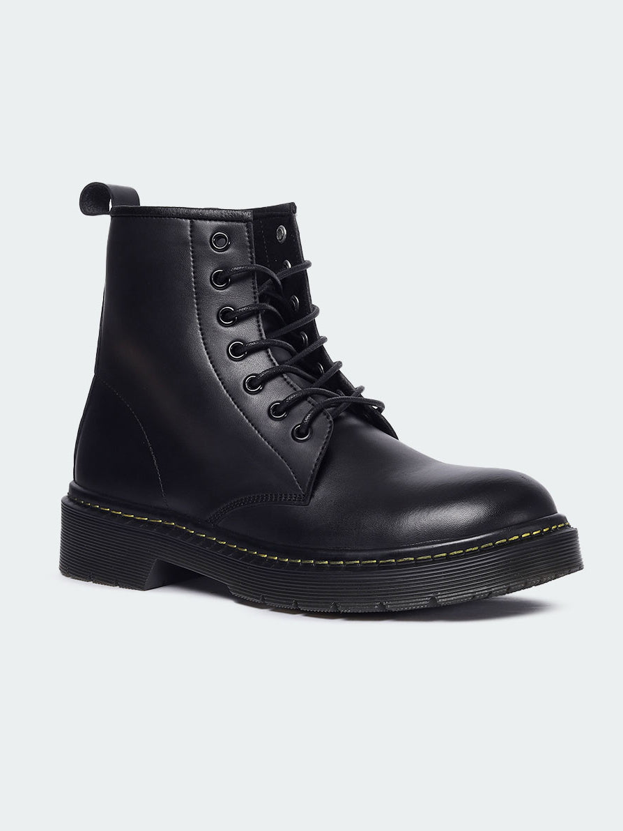 Men's Classic 8-Eyelet Leather Combat Boots