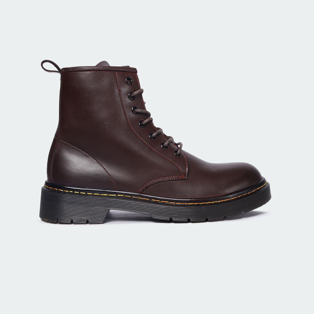 Men's Classic 8-Eyelet Leather Combat Boots