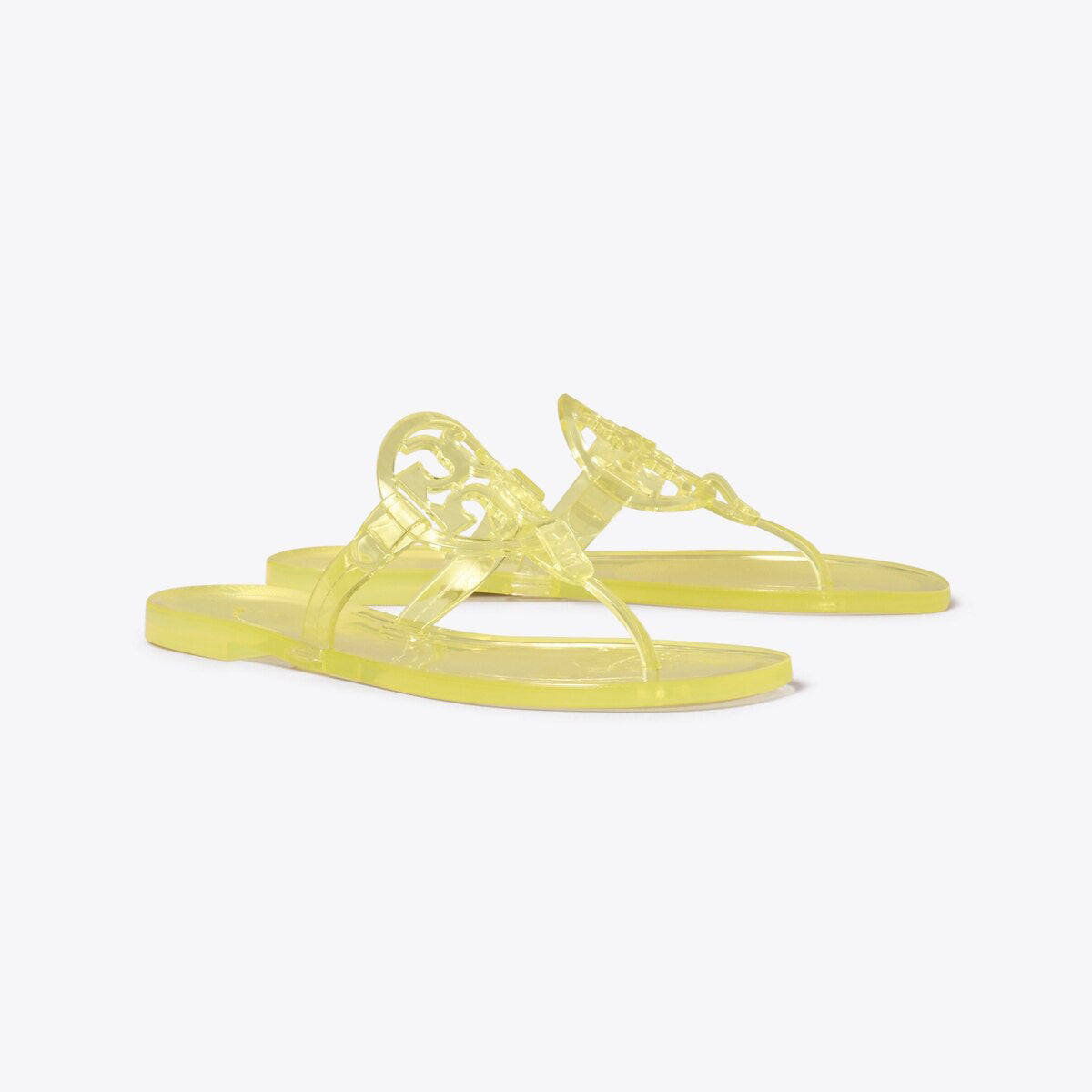 Women's Jelly T-Strap Logo Flip-Flop Sandals