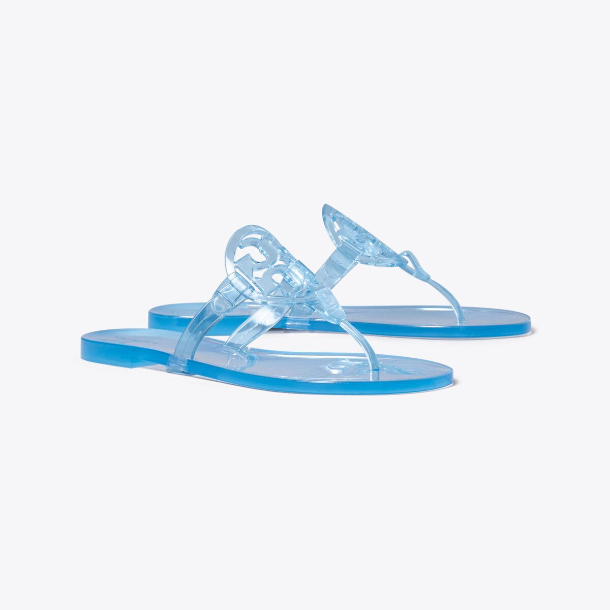 Women's Jelly T-Strap Logo Flip-Flop Sandals