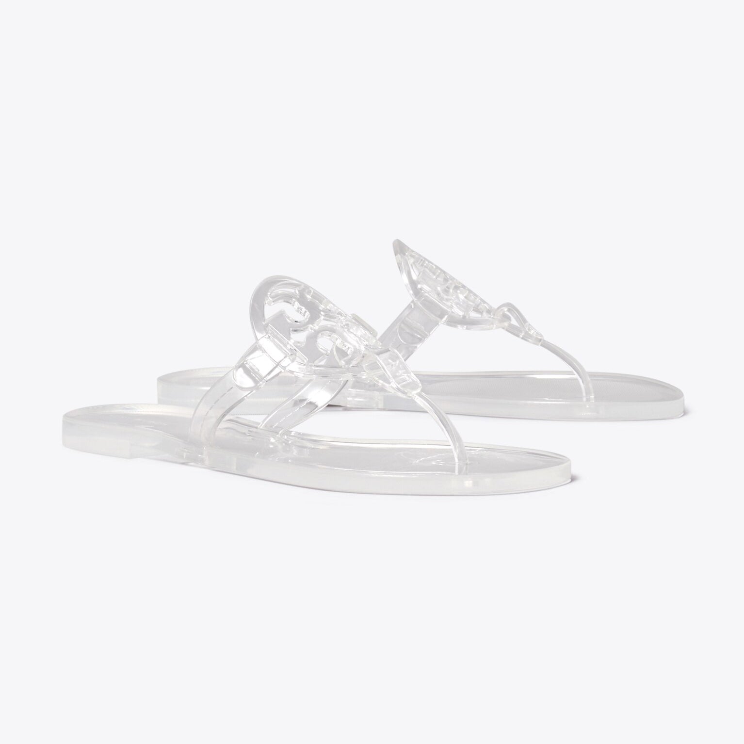 Women's Jelly T-Strap Logo Flip-Flop Sandals