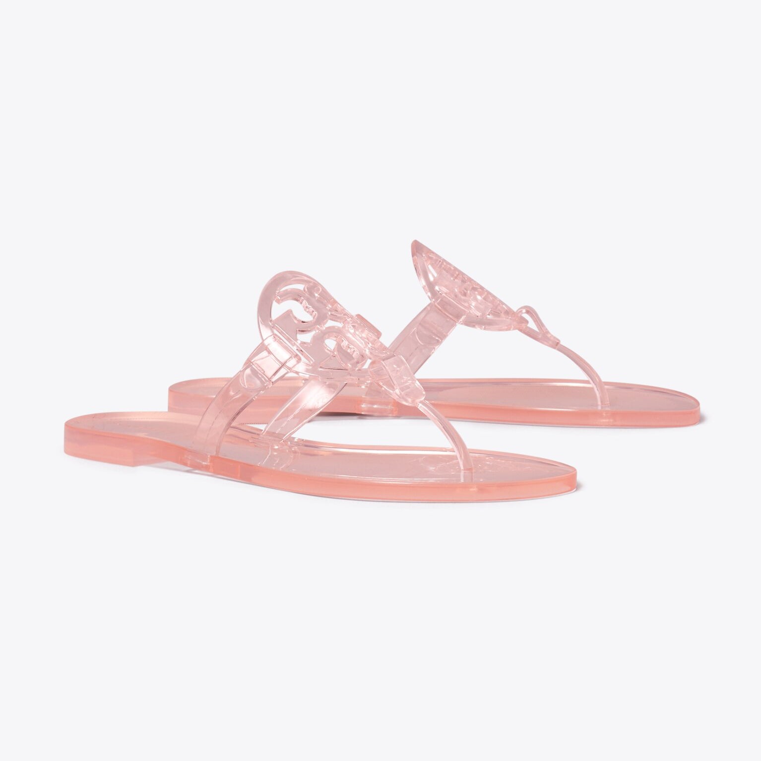 Women's Jelly T-Strap Logo Flip-Flop Sandals