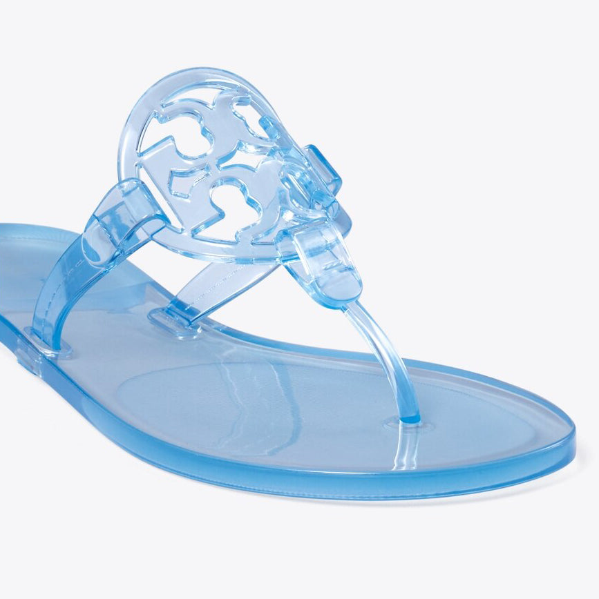 Women's Jelly T-Strap Logo Flip-Flop Sandals