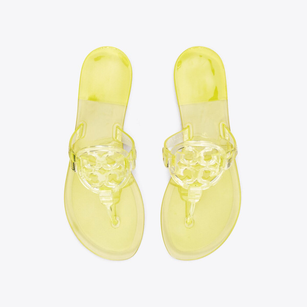Women's Jelly T-Strap Logo Flip-Flop Sandals