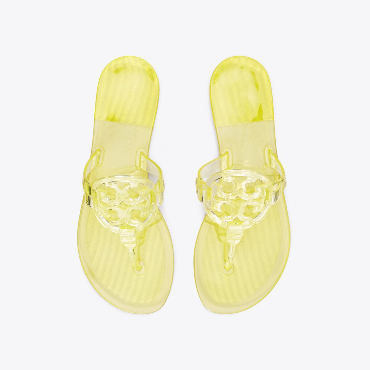 Women's Jelly T-Strap Logo Flip-Flop Sandals