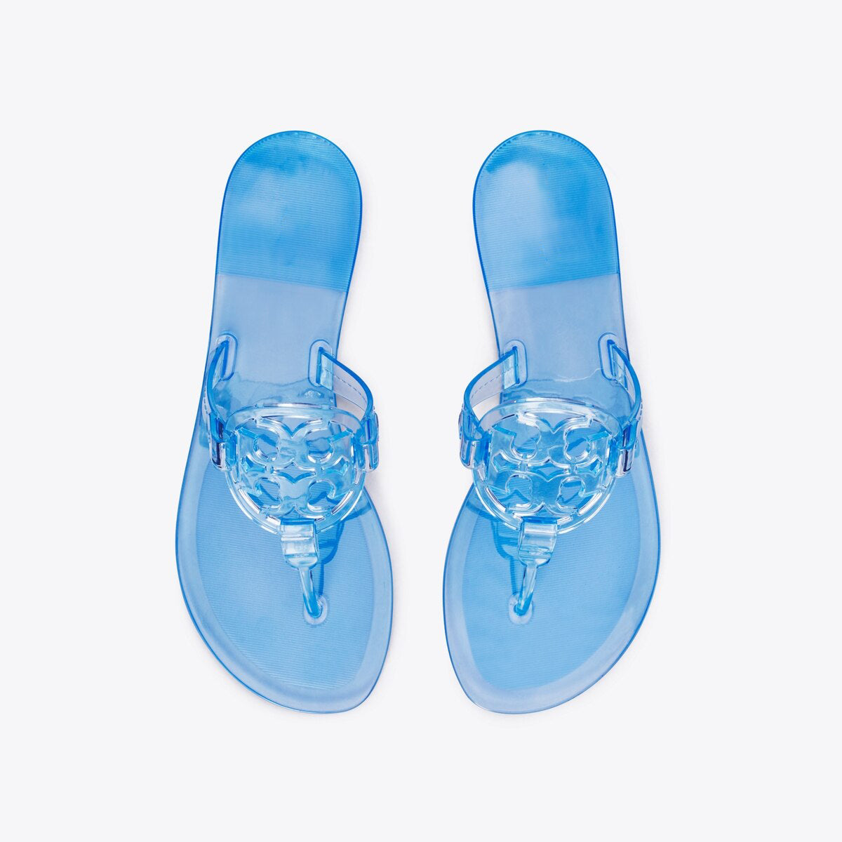 Women's Jelly T-Strap Logo Flip-Flop Sandals
