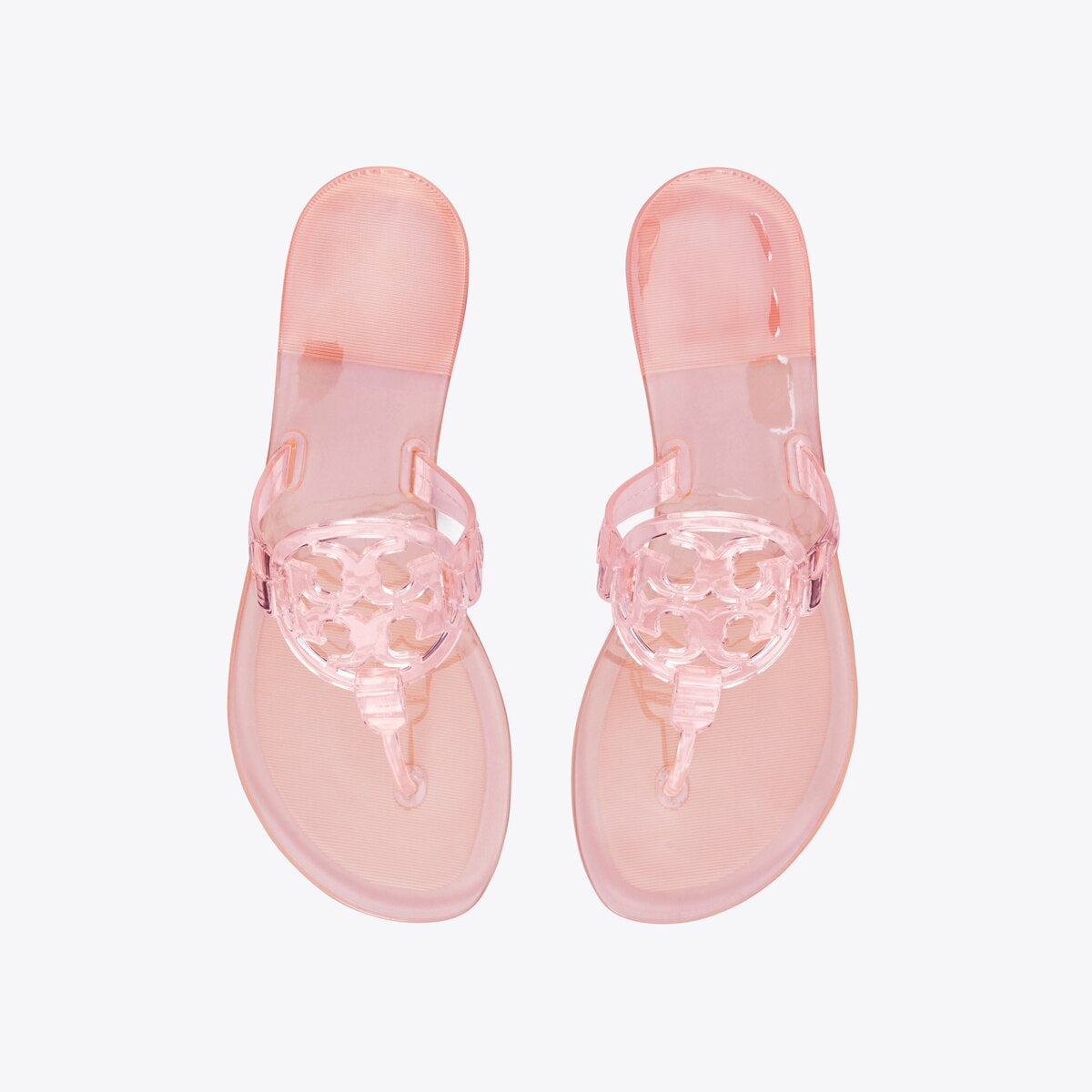Women's Jelly T-Strap Logo Flip-Flop Sandals
