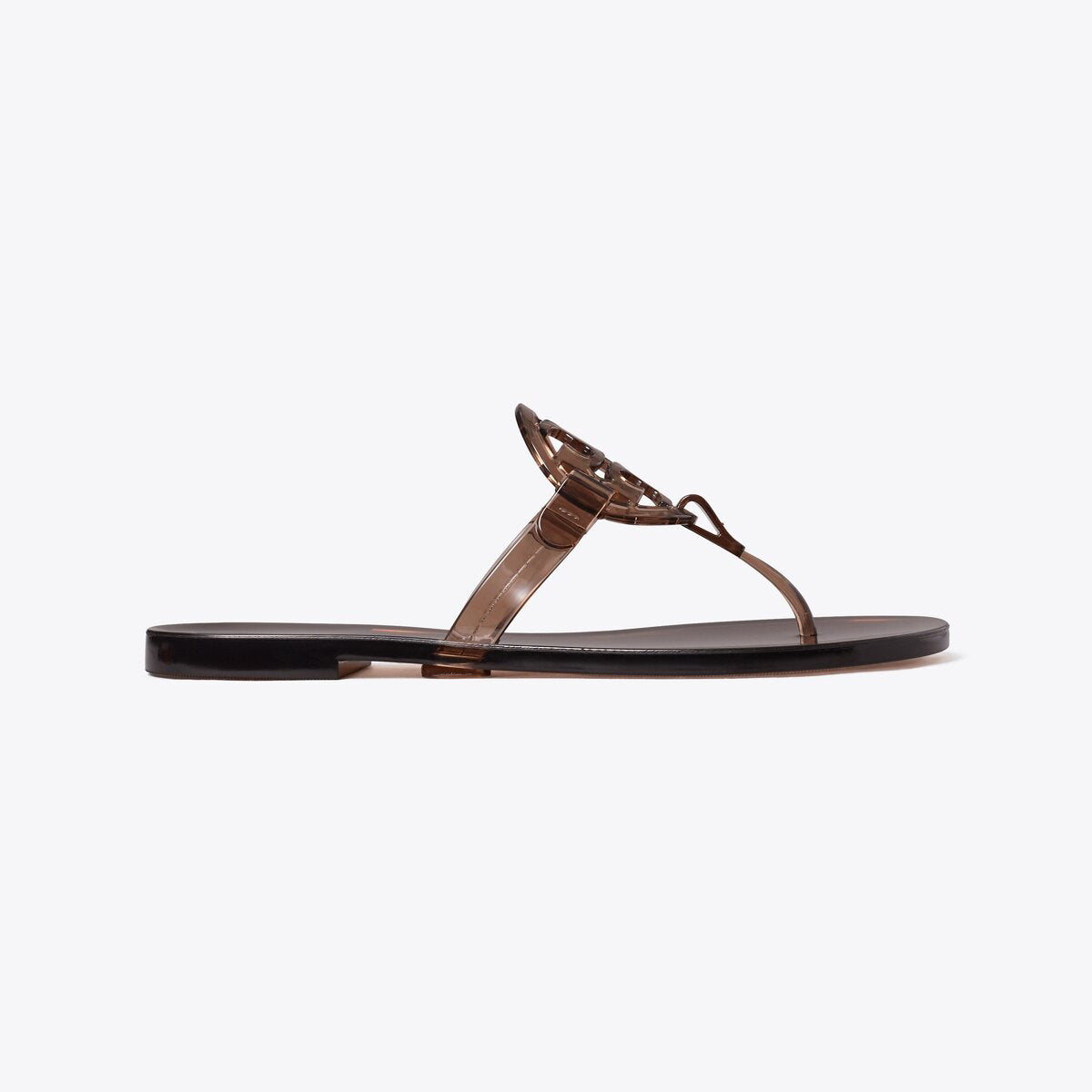 Women's Jelly T-Strap Logo Flip-Flop Sandals
