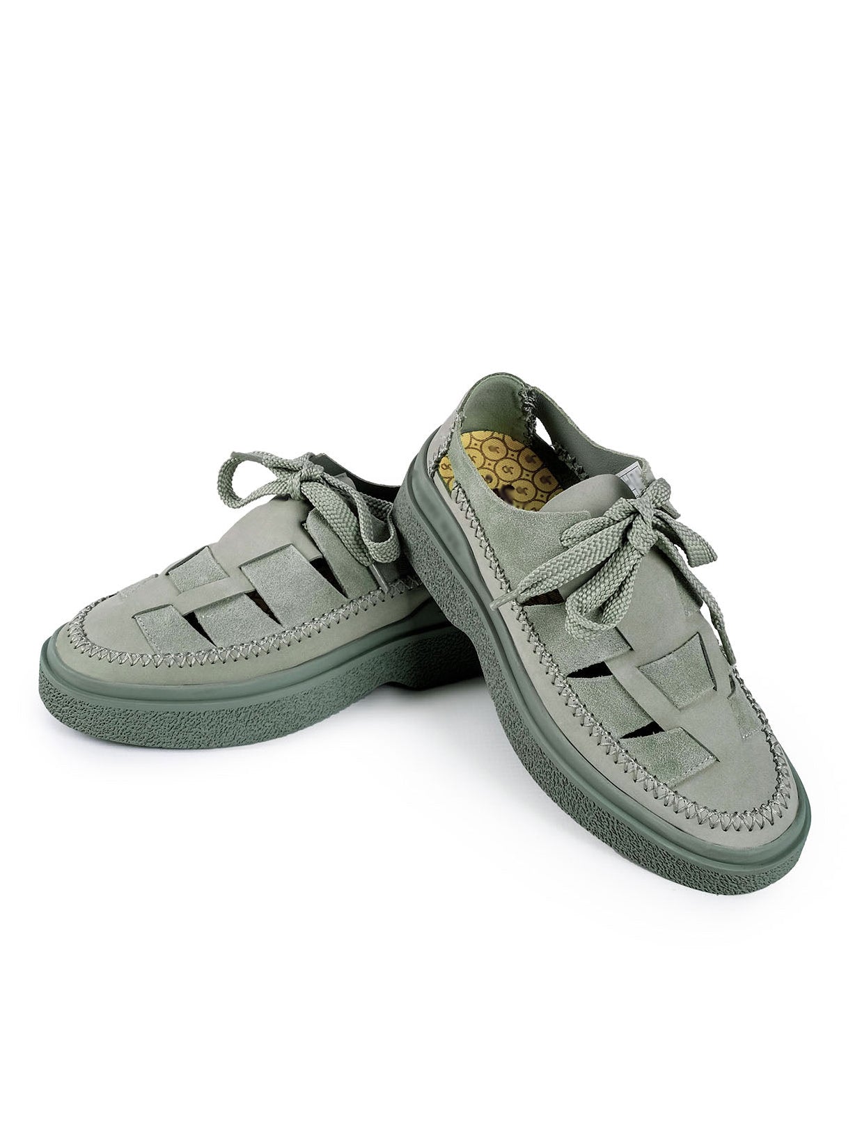 Men's Hand-Stitched Woven Cut-Out Casual Summer Shoes