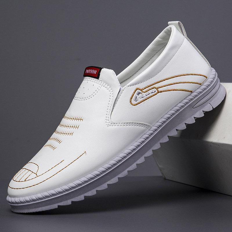 Men's Slip-On Leather Casual Shoes