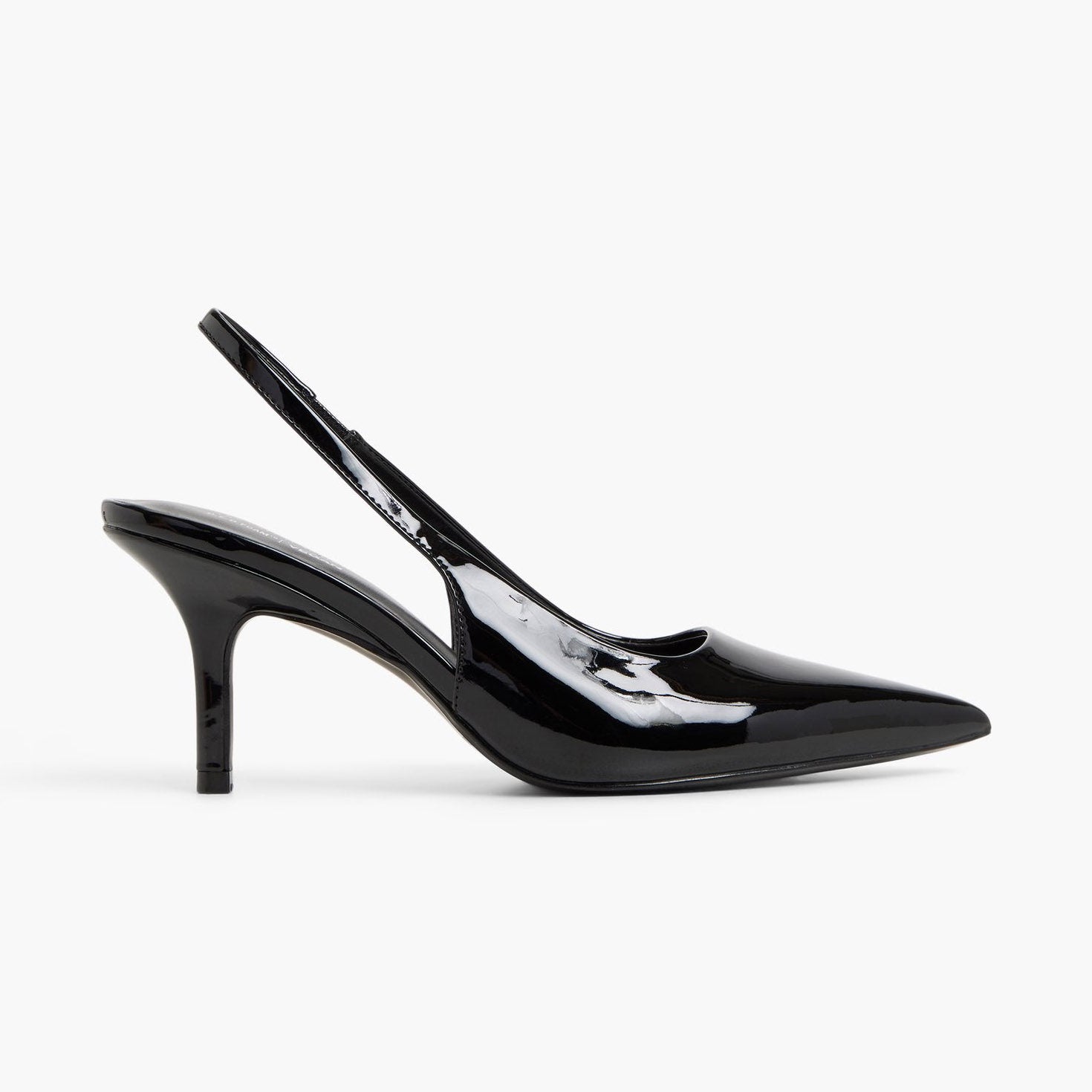 Ladies' Patent Slingback Pointed-Toe Pumps