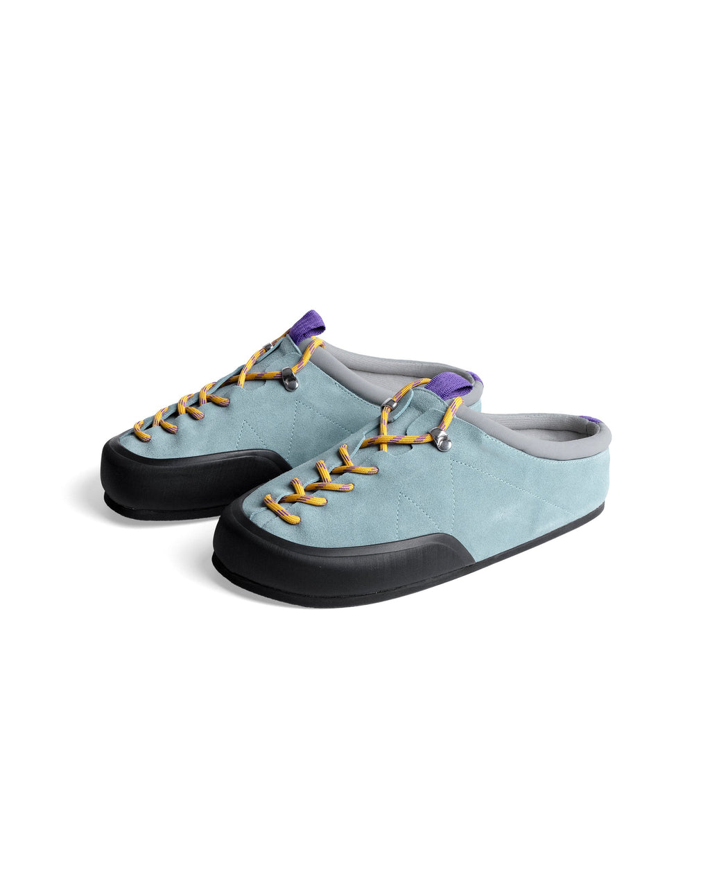 Women's Suede Climbing-Inspired Slip-On Mule Sneakers