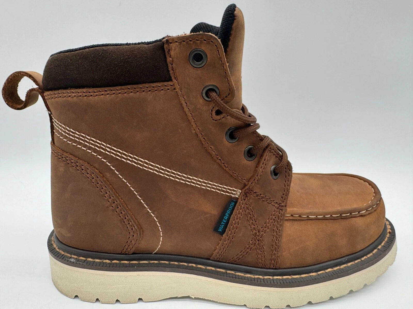 Retro Lace-Up Non-Slip Outdoor Work Boots