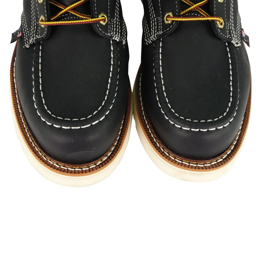 Moc-Toe Work Boots With Traction Sole