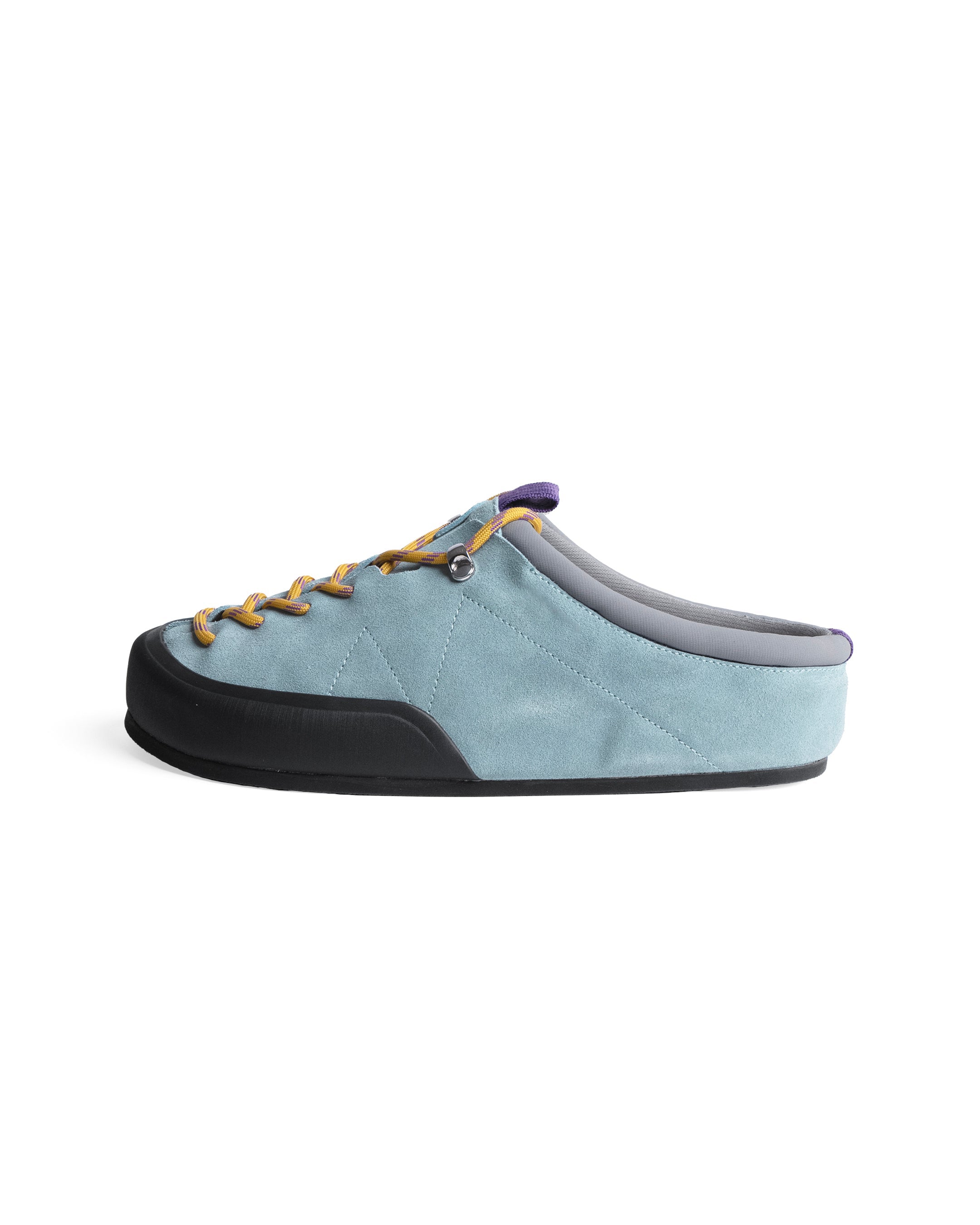 Women's Suede Climbing-Inspired Slip-On Mule Sneakers