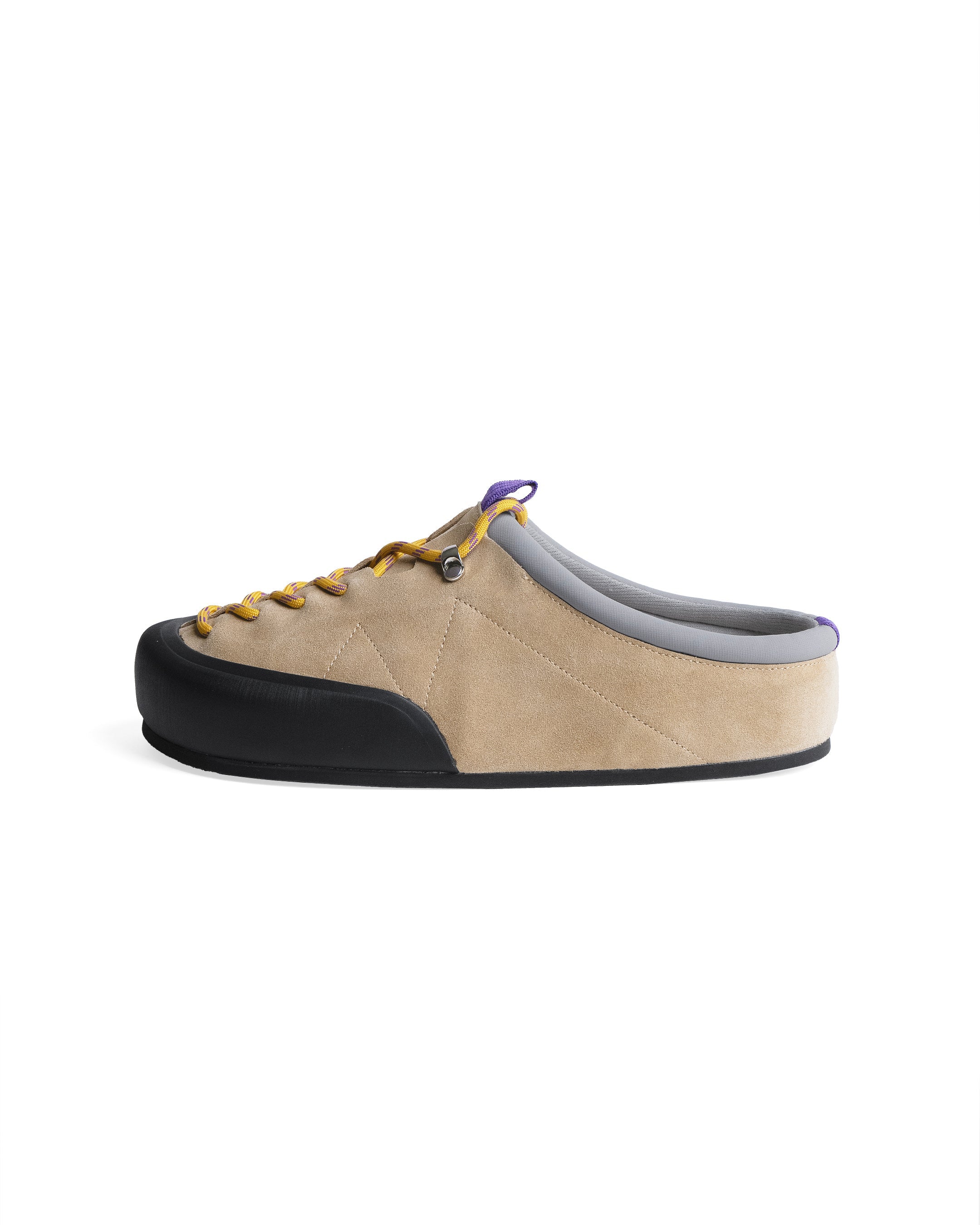 Women's Suede Climbing-Inspired Slip-On Mule Sneakers
