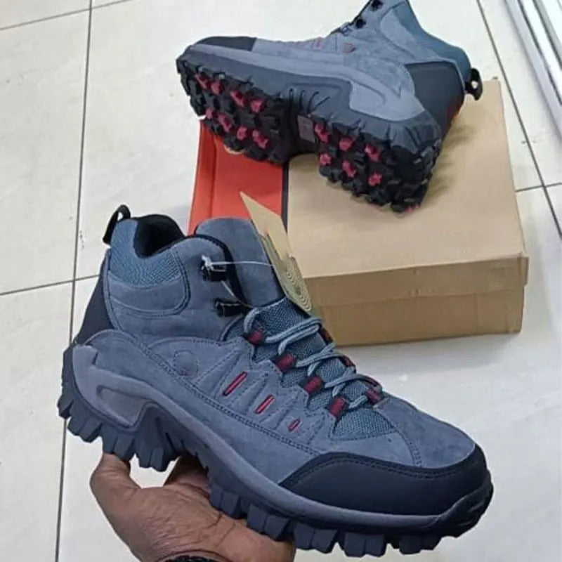 Men's High-Top Outdoor Boots | Slip-Resistant & Durable