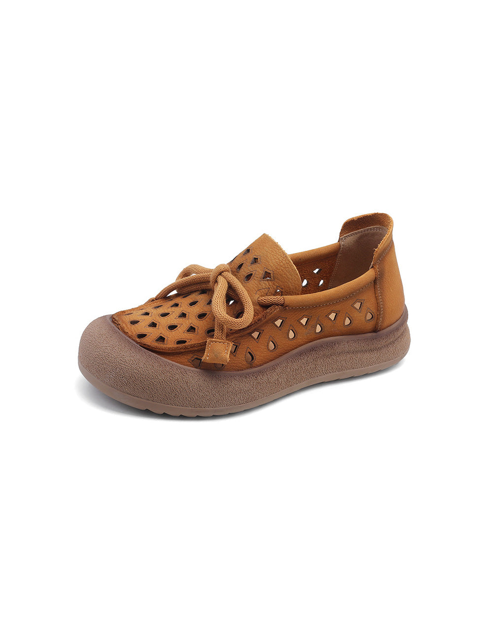 Ladies' Breathable Openwork Slip-On Casual Flats