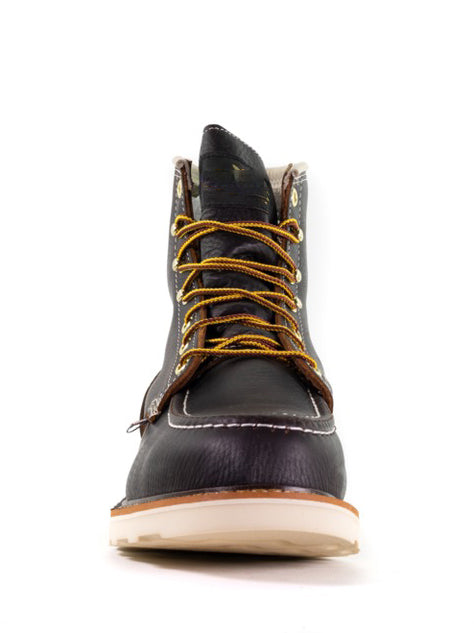 Moc-Toe Work Boots With Traction Sole