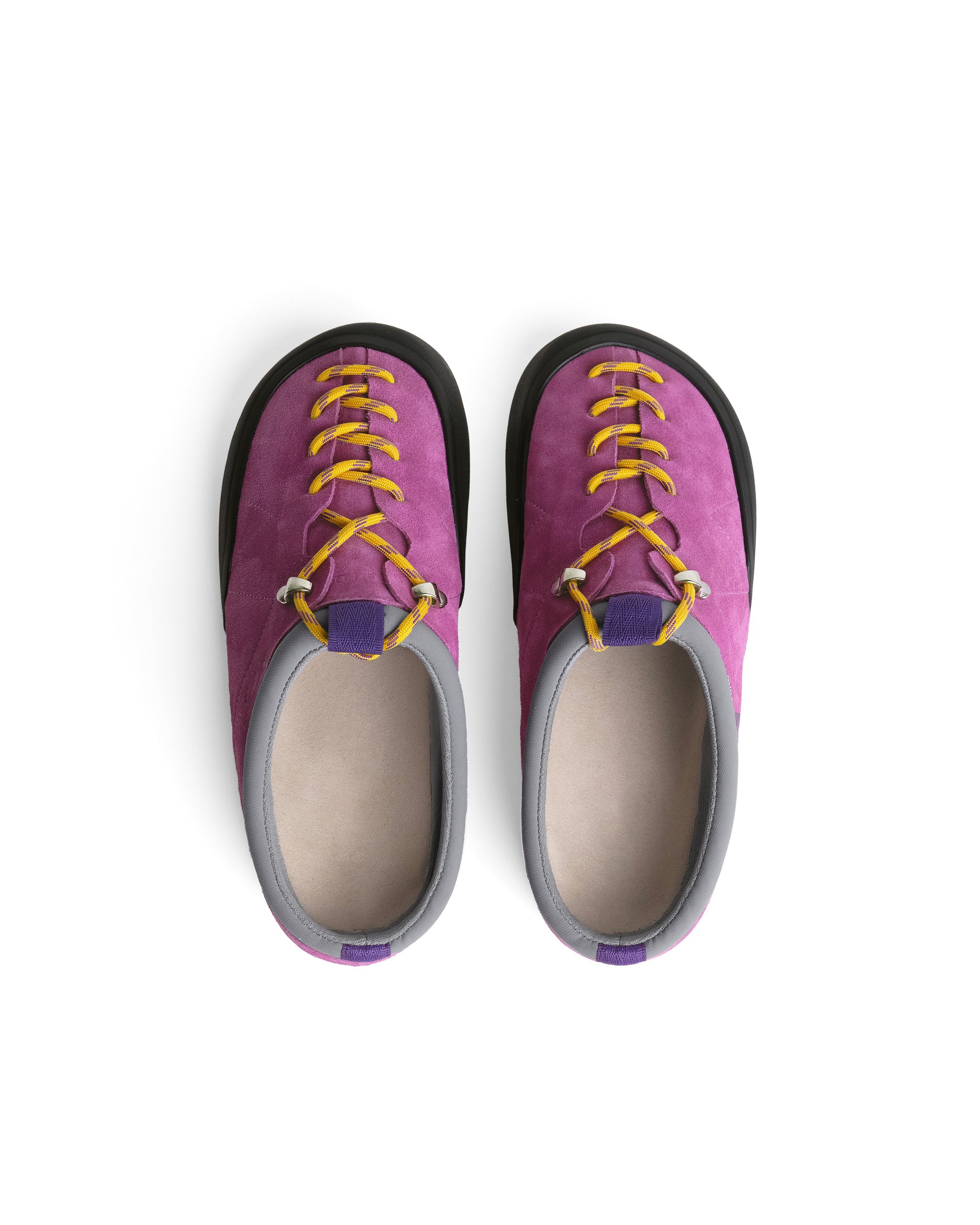 Women's Suede Climbing-Inspired Slip-On Mule Sneakers